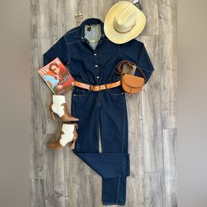 🔥🔥🔥🔥 Super Gorgeous BNWOT Zara Denim Jumpsuit!